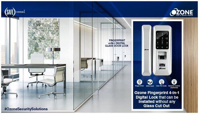 OzoneGroupIndia's tweet photo. #Ozone’s Fingerprint 4-in-1 Digital Lock comes with #multipleaccess options that include #fingerprint, RFID card, user pin-code, and #remote control (optional).
Know more: https://t.co/WQqRhsNAmD
#OzoneSecuritySolutions #DigitalDoorLock #DigitalSecurity #OfficeSecurity https://t.co/h0fxoHpbzu