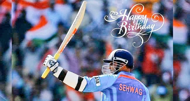  \"Happy birthday\" to Virender Sehwag a cricketing legend. stay healthy. 