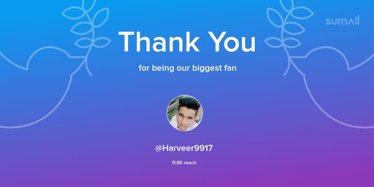 kalakar22's tweet photo. Our biggest fans this week: @Harveer9917. Thank you! via https://t.co/vGopEaqTTQ https://t.co/reXMjhwZ6N https://t.co/qv0iWlfBmP