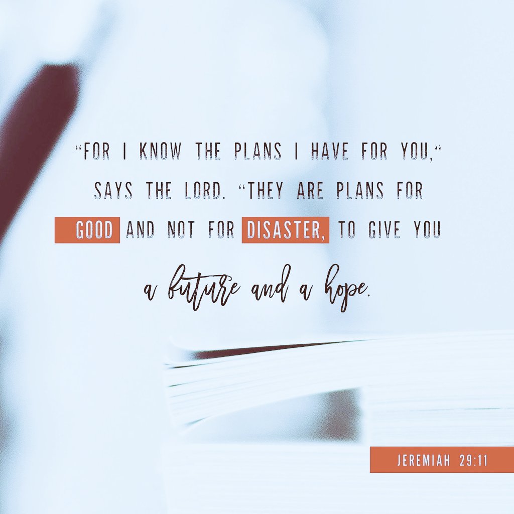 Living_Disciple's tweet photo. Lord Declared -
Plans to Prosper you and not to Harm you,
Plans to give you Hope and a Future.
#TheCruxOfChristianity #Christforlife https://t.co/Y524k1Lj4p