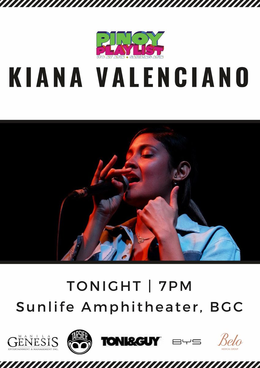 ChuckGomez05's tweet photo. Happening tonight! This is fabulous! ❤️❤️❤️🙏🙏🙏 #KatrinaVelarde #RJDelaFuente #KianaValenciano #PinoyPlaylist @manila_genesis @KianaVee https://t.co/IFCGqw5HYF
