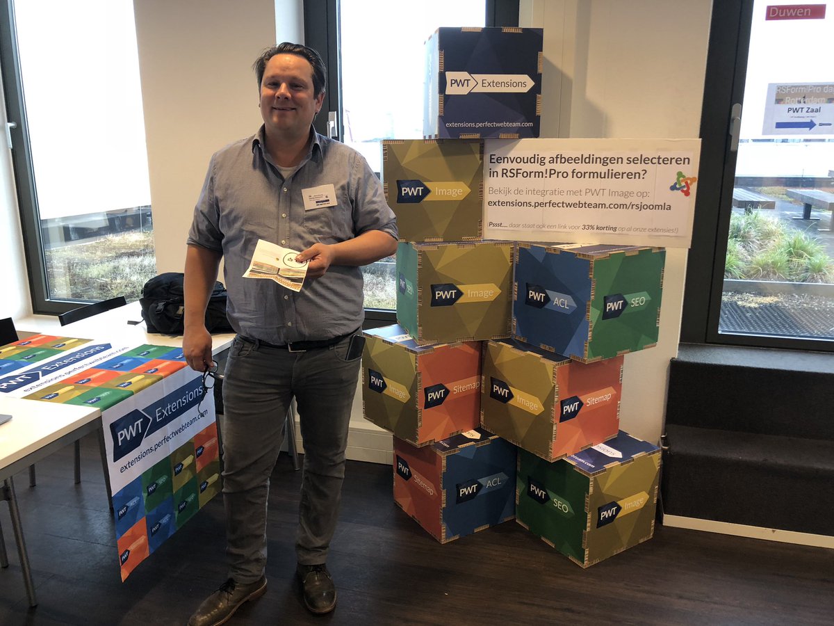 Arrived in Rotterdam for the RSForm!Pro day! #joomla #rsformsprodag <a href="/rsjoomla/">RSJoomla!</a>