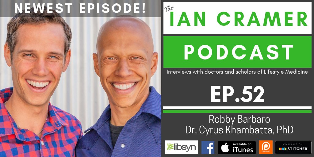 IanCramer's tweet photo. Learn how this duo prevent and reverses Type 2 Diabetes with a high carbohydrate Fruit and Vegetable diet, on ICP 52 with diabetes experts, Robby Barbaro and Dr. Cyrus Khambatta, PhD. ICP 52---> https://t.co/M0QSp7SN3O #diabetes #IanCramerpodcast https://t.co/ucG5slDBpX