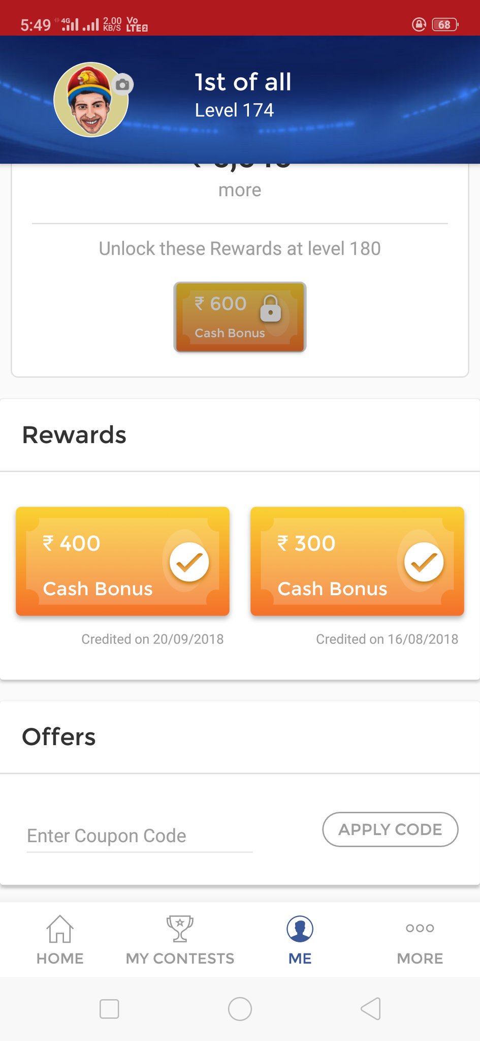 New dream11 coupon best sale code