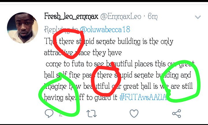 aviationow247's tweet image. See the dump head that is replying my chat... Hoping to correct my use of English,  I have just three things to say,  1. you're ugly 2. Your mouth dey smell and 3. You are dumb head...  Go tweet to your mates... #EmptyBrain somebody #radarada