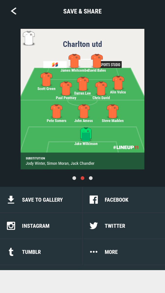 Charlton utds starting line up today in the Somerset intermediate cup.