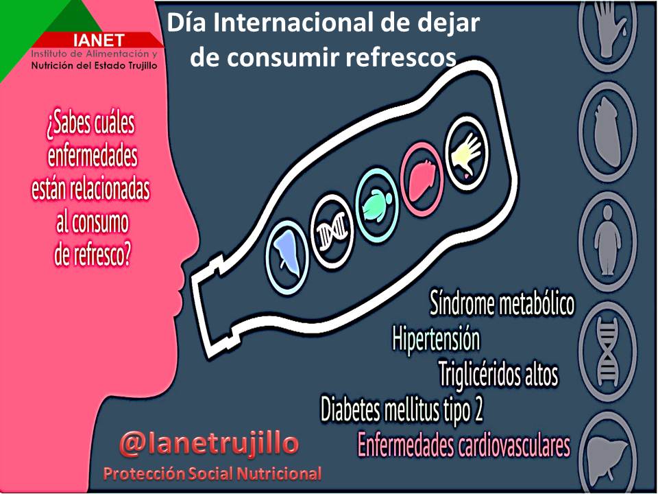 IANETRUJILLO's tweet photo. Hoy #20Oct celebramos el Día Internacional de dejar de beber #refresco ¿Te sumas al reto? #Nutrtips porque tu salud nos importa https://t.co/lief1I8ypT