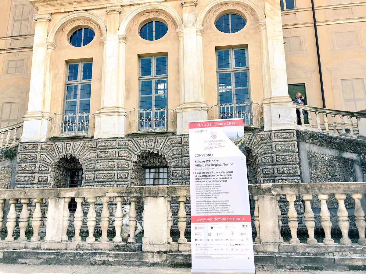 Convegno “I vigneti urbani come strumento di valorizzazione del territorio” proprio a Villa della Regina, what else? 🍇🍇 #vendemmiatorino #torino #villadellaRegina #visitpiemonte #regionepiemonte