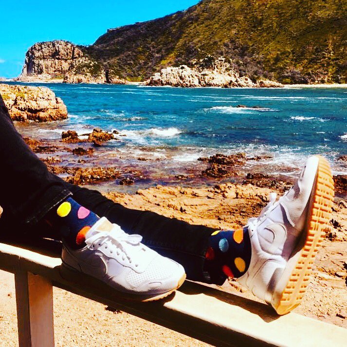 Weekend away socks. Always good to take some time out and have fun in the sun! #funkysocks #summertime #polkadots #deerontour #getyourown