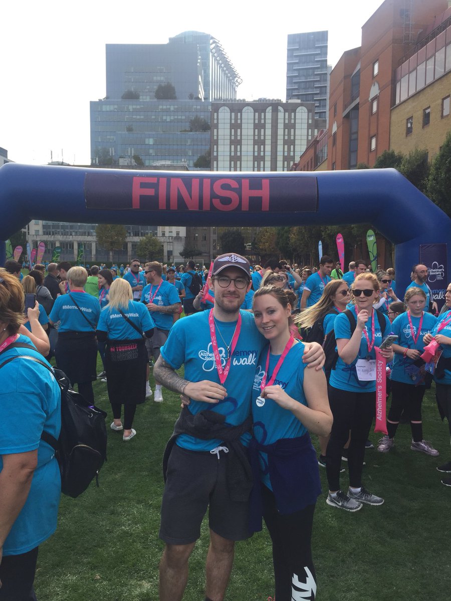 EDennis1986's tweet photo. A week ago today. We did it! Thanks so much to everyone for your donations. There’s still time to donate. It was a beautiful walk on a hot sunny day. #AlzheimersSociety @alzheimerssoc https://t.co/qX6m4UeH3l https://t.co/NlcvUfcnHK