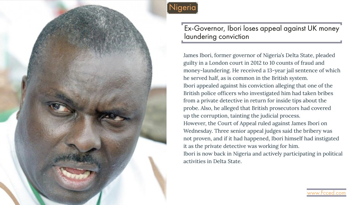 FinCrime_Watch's tweet photo. The week so far for financial crime news - Africa Edition (Issue 4) #theweeksofar
#Nigeria #Kenya #Naija #Nairobi #equatorialguinea #stopcorruptioninafrica #news #corruption #bribery #fraud #moneylaundering #anticorruption #africa #financialcrimes #weekendnews #WeekendRead #tax https://t.co/iSvFTiV81t