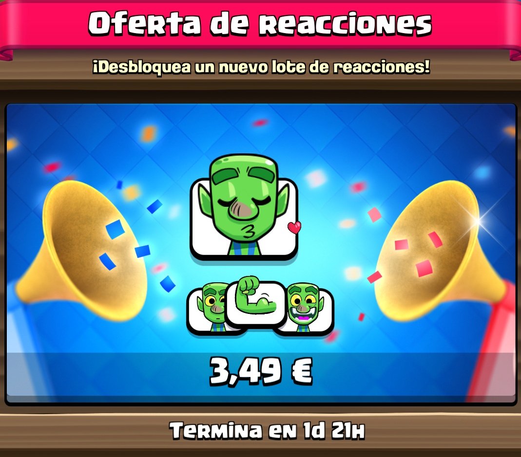 😲SORTEO DE EMOTES😲
PECEROS HAN SALIDO NUEVOS EMOTES. HAREMOS UN SORTEO DE *5 PACKS* CON ESTOS REQUISITOS
🎃Seguir: twitch.tv/garikhinplay
🎃Seguir: x.com/LaPeceraTonta?…
🎃DAR LIKE &amp; RT Y MENCIONAR A 1 AMIGO
El sorteo termina en 2 días, SUERTE

<a href="/ClashRoyale/">Clash Royale</a> <a href="/ClashRoyaleES/">Clash Royale ES</a>
