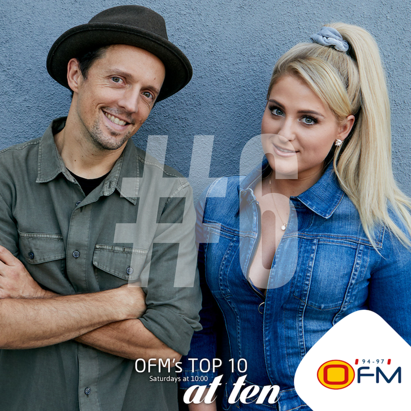 OFMNuus's tweet photo. #6 On the @OFM9497 TOP10 with CTM @JasonMraz &amp; @Meghan_Trainor with MORE THAN JUST FRIENDS https://t.co/Vwj1qf4Sqb