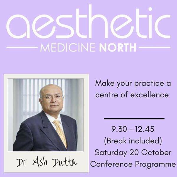 DrAshishDutta's tweet photo. I hope that you can join me all today at the @AestheticMLive ´#NorthConference´ where I will chair two #Discussions on behalf of the @AestheticBC on how to ´Make Your #Practice a Centre of #Excellence´ and in the afternoon on ¨#HIFU: A Different Approach.´ https://t.co/GbOQmj3QwH