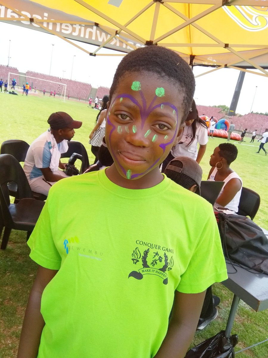 tsamthembi's tweet image. Together we can make a brighter day! 🎨 #ConquerGames2018