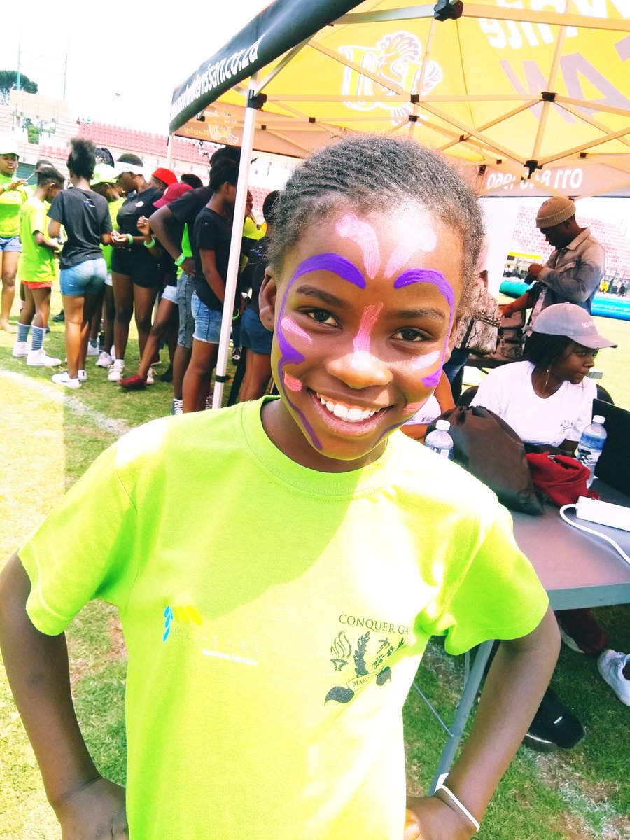 tsamthembi's tweet image. Together we can make a brighter day! 🎨 #ConquerGames2018