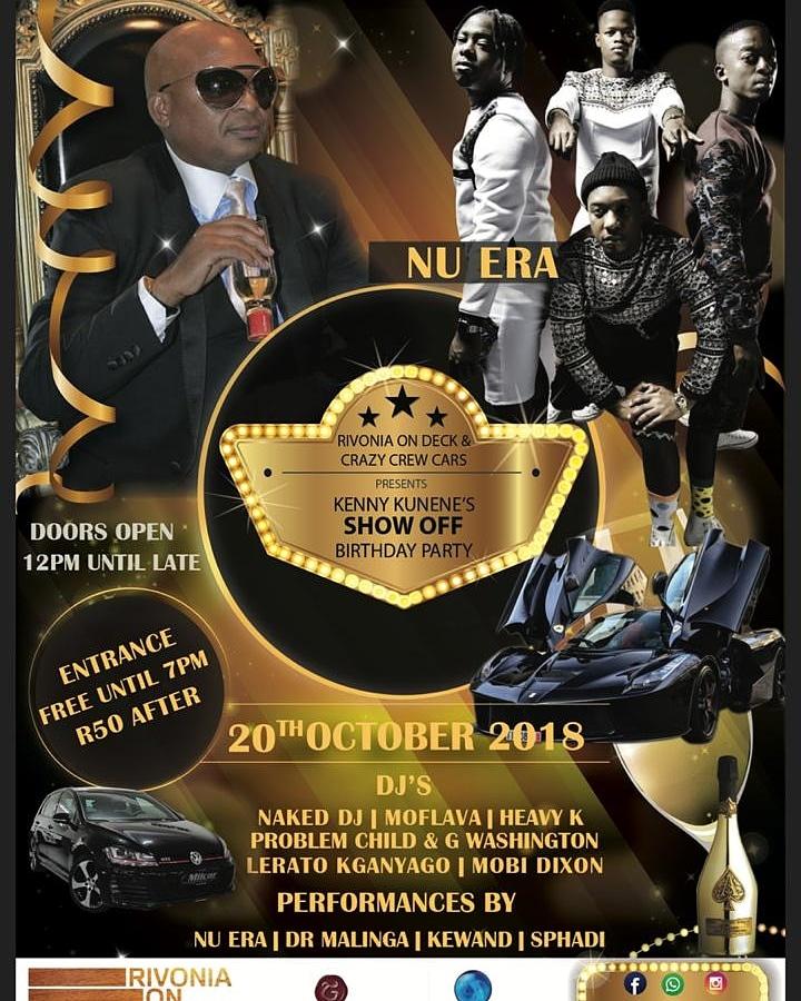 We out at kenny kunene's show off bday party tonyt....#Iyakhuluma #albumdrops26oct #Israelmedia