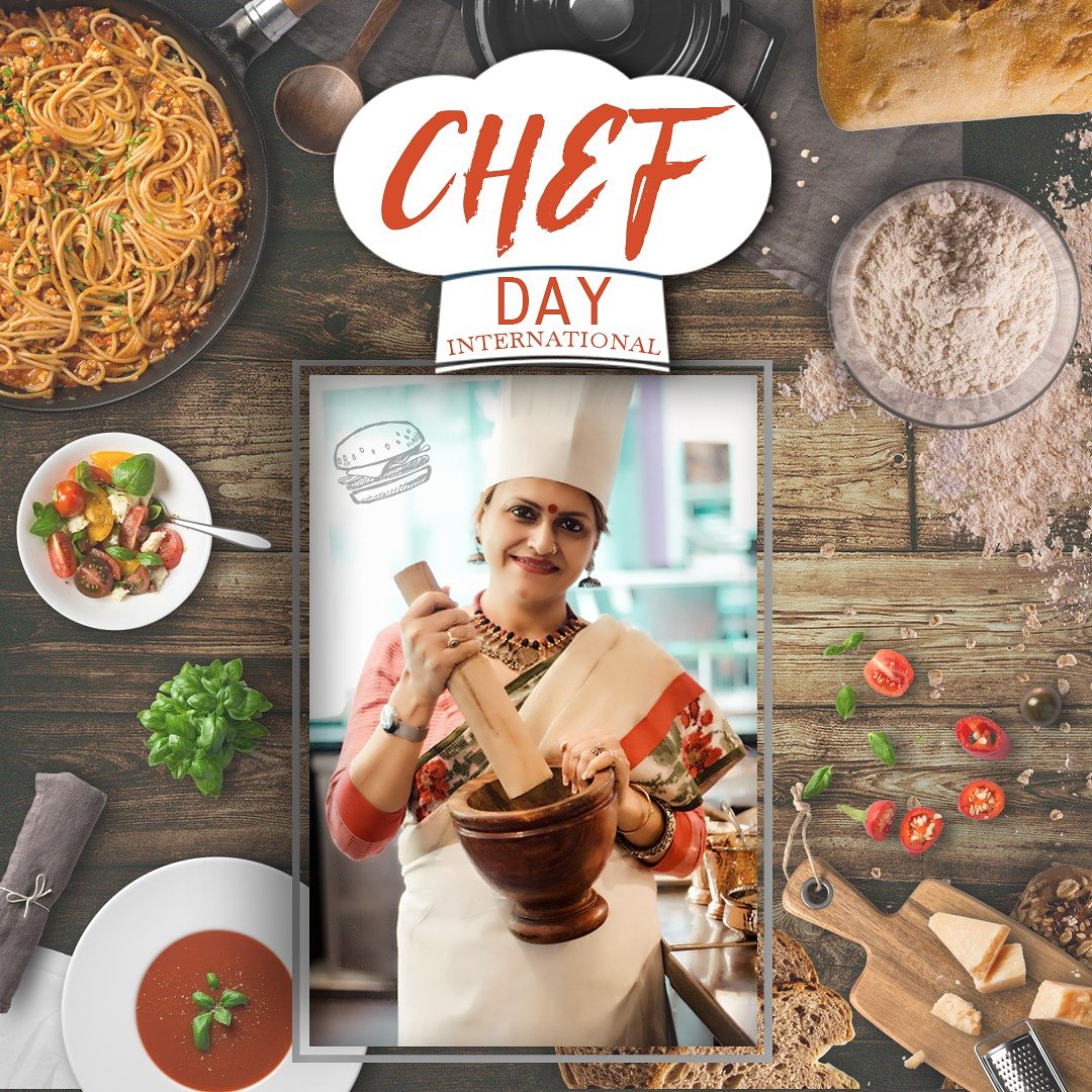 chefananya's tweet photo. Wishing all the Chef's a very Happy #InternationChefDay! Taking this day out to thank all my teachers, gurus whose creativity, skills, trust and far sightedness has made me reach this far. Cooking has been a journey of a lifetime, a passion to nurture.
#Chefs4Good #ChefAnanya https://t.co/63NYWQr5nx