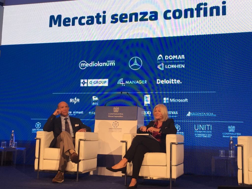 USAnelSud's tweet image. #AmbEisenberg: Fiducia nell’Italia e nel suo valore come nostro partner. I nostri legami mai stati così forti #capri18 #uniti #innovaGI @WeGiSud