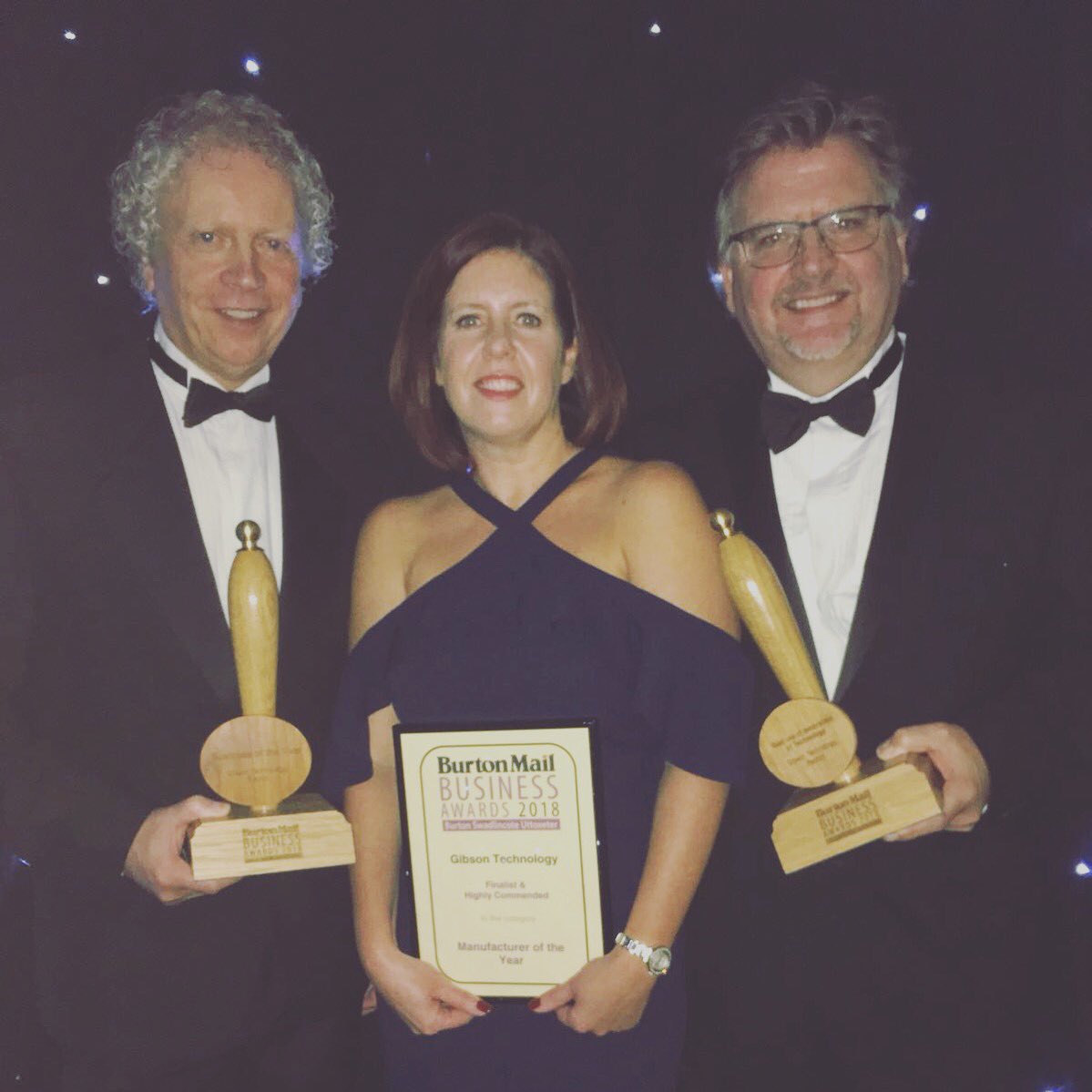 gibsontech1's tweet photo. Huge congratulations to all the Winners @BurtonMailNews Business Awards, local businesses doing us proud @DaviesScothorn @SolesmithSocks @TuffaTanks @MidlandLead @bearcoffeeco @iitl @Adient #Winners #BMBA2018 https://t.co/FlX4j48mII