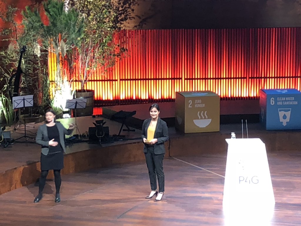 All energized (see what I did here) after <a href="/Danfoss/">Danfoss Group</a> and <a href="/iDistrictEnergy/">UN District Energy</a> pitch at #P4GSummit to showcase the benefits of unleashing the potential of #cooling and #heating. It’s good for the people and the planet #SDGs