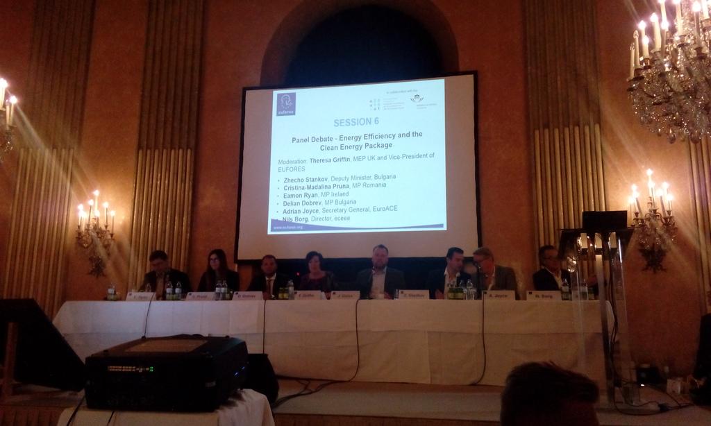 PHAustria's tweet photo. #energyefficiency & #renewables are strong weapons against #energypoverty. @TheresaMEP is opening the panel at #euforesIPM18 #eufores https://t.co/1XHiKS0dp5