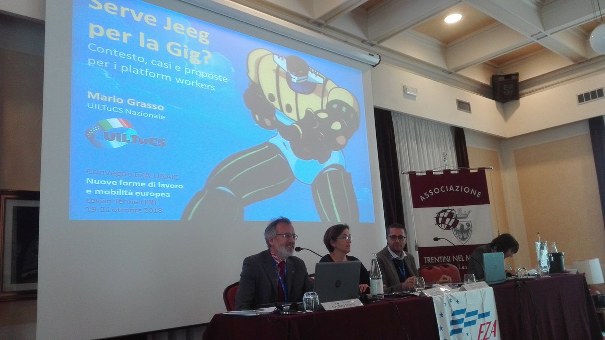 rachele_berlese's tweet image. «Bisogna essere davvero d&apos;acciaio per fare questi lavoretti» @mariograsso di @UILofficial ci parla di #Uberworks #gigworkers #crowdworkers