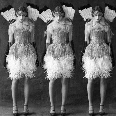 The London Corset Company on X: Beautiful! Flapper Girls Vintage #1920s  Sequin Beaded Corset with Tassel Hem Flapper Dress ❤ #flappergirls  #1920sfashion #corsets #blackandwhitephotography #vintage   / X