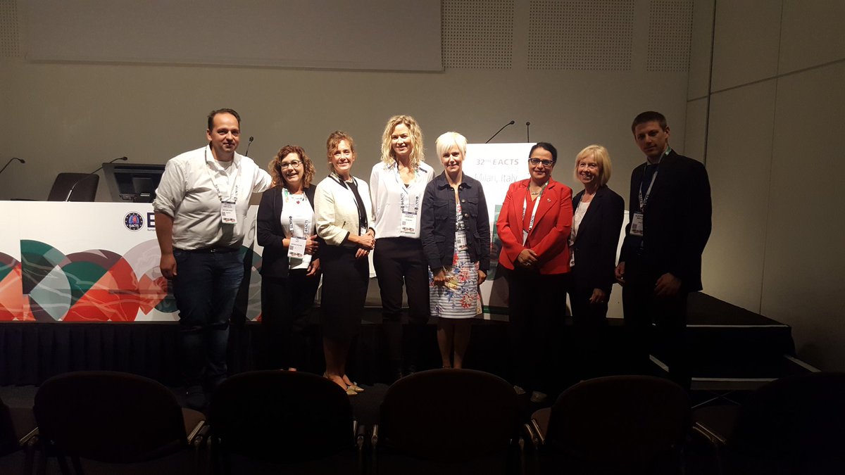 Allied health organising team and presenters at EACTS 2018, Milan #eacts2018 #scts <a href="/SCTSUK/">SCTS UK</a> <a href="/SCTS_CTFORUM/">SCTS CT Forum</a> #alliedhealth