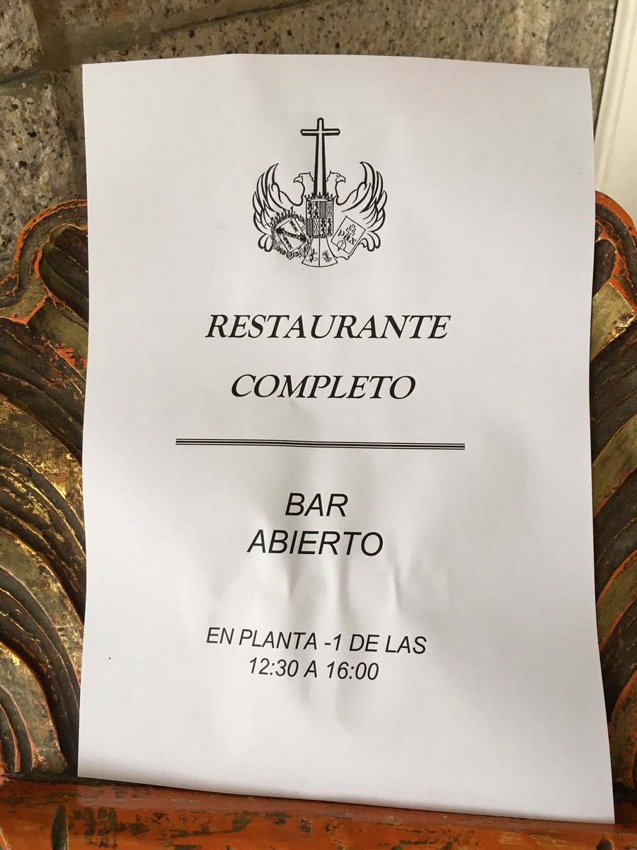 hospederiavc's tweet photo. Hoy tenemos el restaurante lleno, pero pueden acudir a nuestro bar https://t.co/bEMSQHLfVA