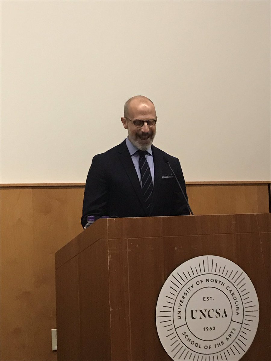 RonLPitts's tweet photo. Chancellor Bierman! Giving us a rousing speech. This is the great part of a smaller conservatory school. You can be in an intimate setting with your child’s Chancellor.
#RelentlessIncrementalism https://t.co/zyZdZU6K5N