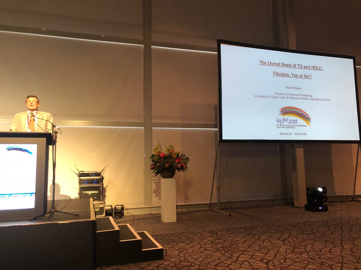 maciejbanach's tweet photo. WCIM2018: Fantastic lecture by prof. David Marais on unmet needs in hyperTG diagnosis and management. ⁦@nationallipid⁩ ⁦@EASCongress⁩ ⁦@ExpertLipid⁩ #DavidMarais #WCIM2018 https://t.co/Oko7P9z4iQ