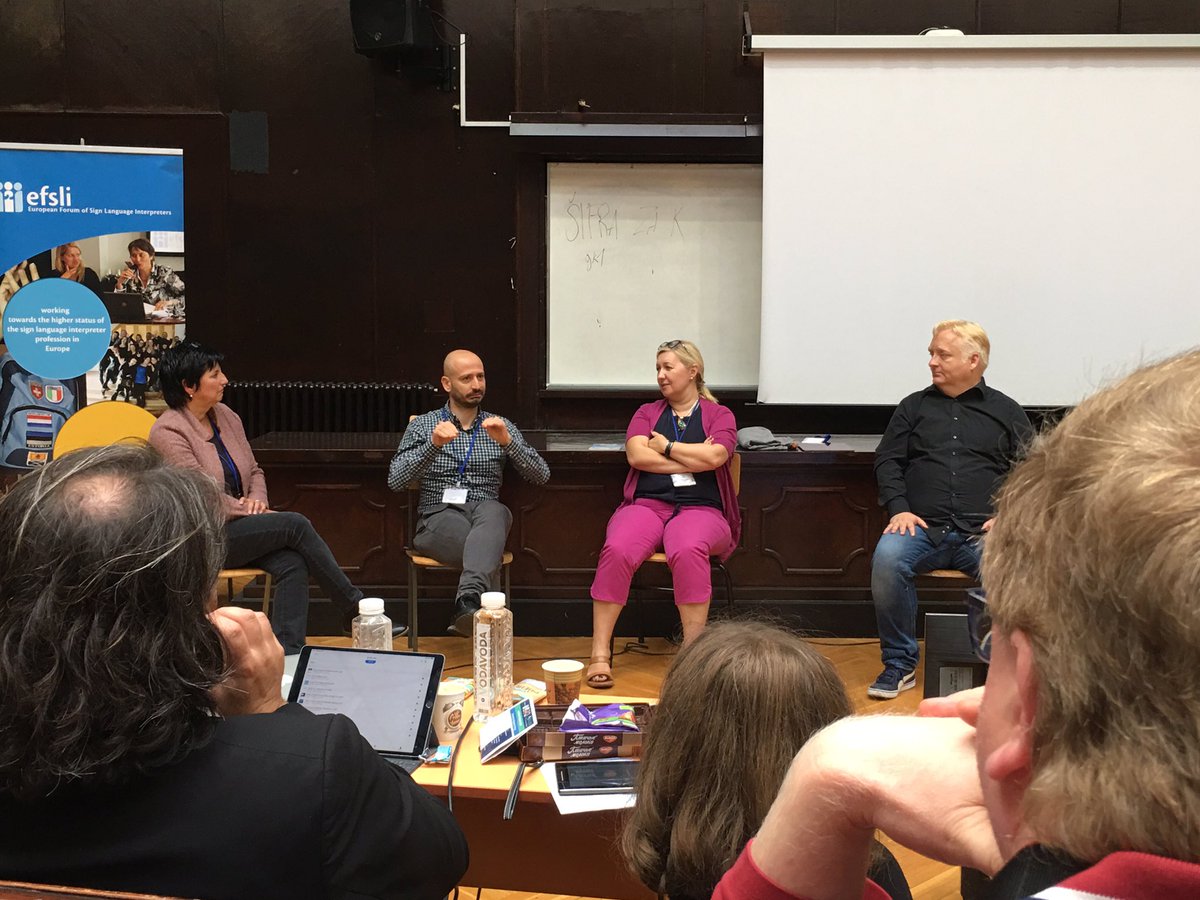 enslt_eu's tweet photo. #prosign2 discussion panel: @lerose_luigi: Important to get/earn knowledge and skills of “five dimensions” a teacher SL professonal need, before working smooth with CEFR tools. https://t.co/Ml9bRIAyyC