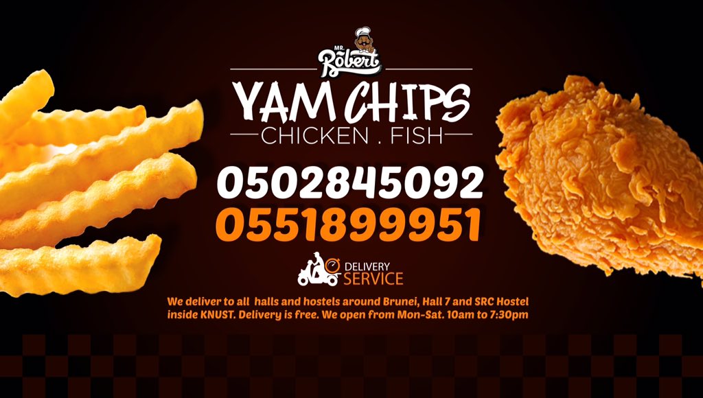eyramadasu's tweet photo. Crispy😋! Yummy 😋 😋 crunchy😍! Mouth watering💦, Enjoy with a bottle of your favorite Fruit Juice, Coke, Orijin Zéro etc.. #MrRoberts #KNUST #BOMSO #AYEDUASE
Call now!
RT please. 🙏 https://t.co/OFR8GTHXiw