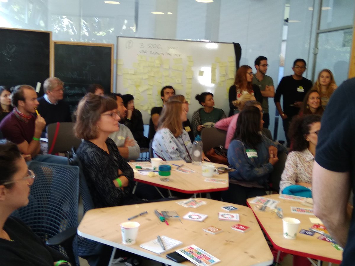 mariobehling's tweet image. Great start at #SenseCampBER18 @makesense and workshop about #UN sustainable development goals #SDG's!