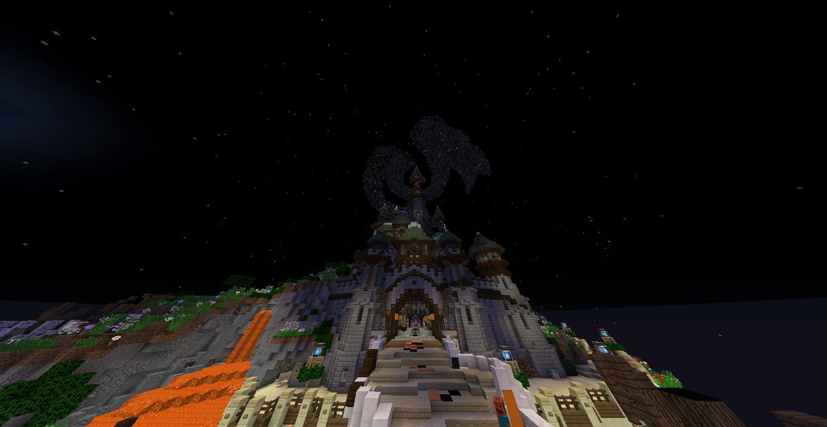 MiniJdc's tweet image. Helloween in @DroomCraft, (let op spoilers!!) droomcraft heeft weer iets moois neer gezet ondanks de weinige crew, ze mogen er trots op zijn 🤡🎃🎃 (meer foto's volgen!)