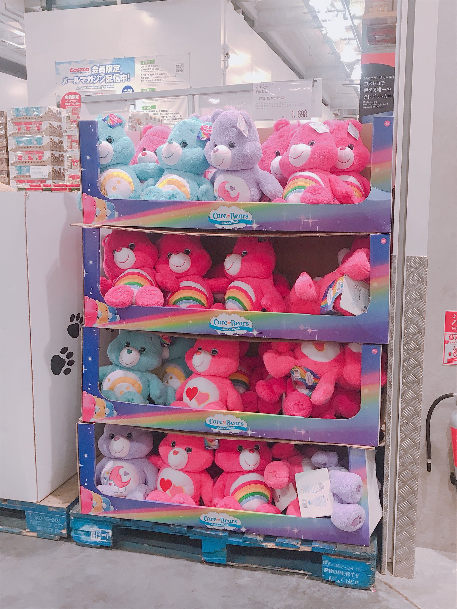 Twitter पर 溶接ギャル粉すけ 仕事おわってコストコまで来たンゴ ケアベアがぁ こんなの買ってしまうやろが
