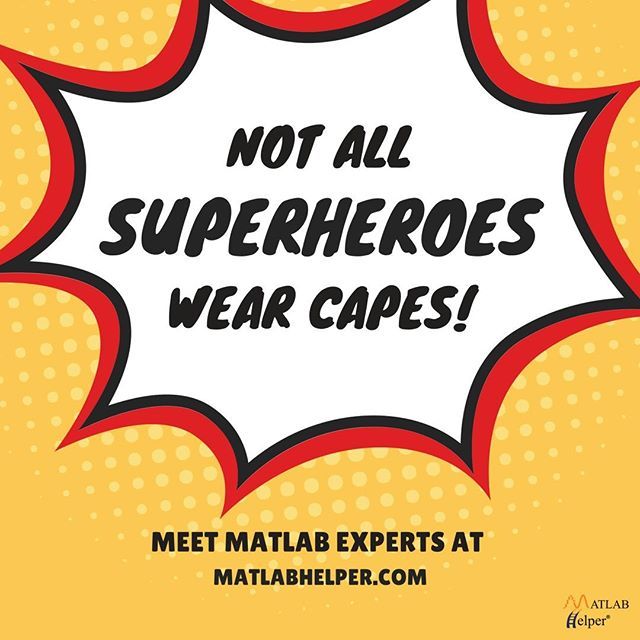 MATLABHelper's tweet image. Why Wait? Get Help Now! Get your problem solved with MATLAB Helper ®, A Team of Experts providing assistance to Students, Professionals & Researchers. Visit mlhp.link/services and book your session. #MATLABHelp #MATLAB