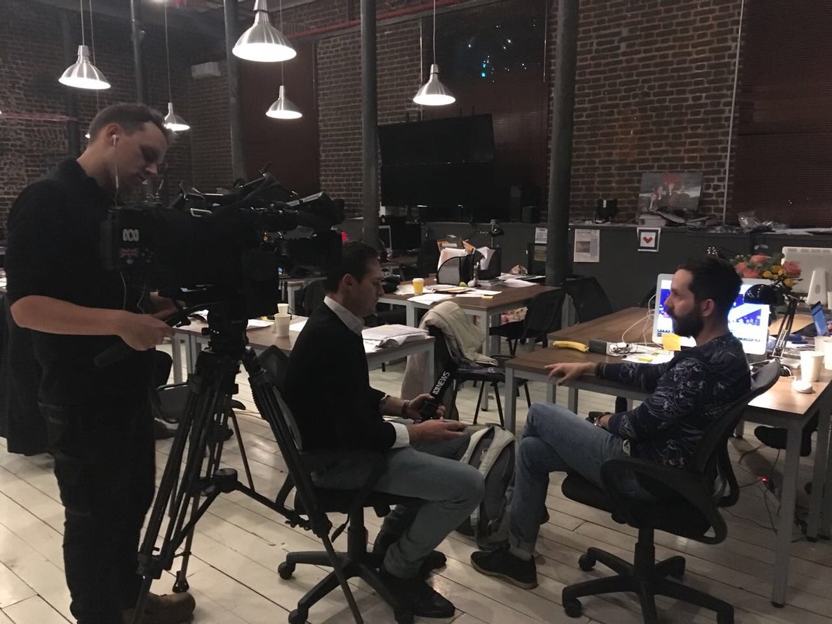 TdotStevens's tweet photo. Safe travels to the new gig in the 🇺🇸 @jamesglenday! It’s been great working with you again! 🎥🎙📸🖊#Mars2019 #Potassium #MinistryForHappyThoughts #ThePut https://t.co/nRMpblMP8c