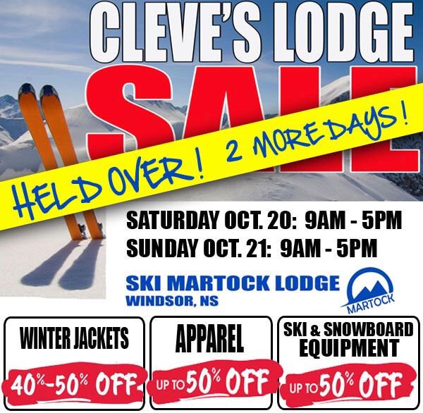 Happening Now: Cleves Lodge Sale opens at 9AM <a href="/Martock/">Martock</a> 🎿