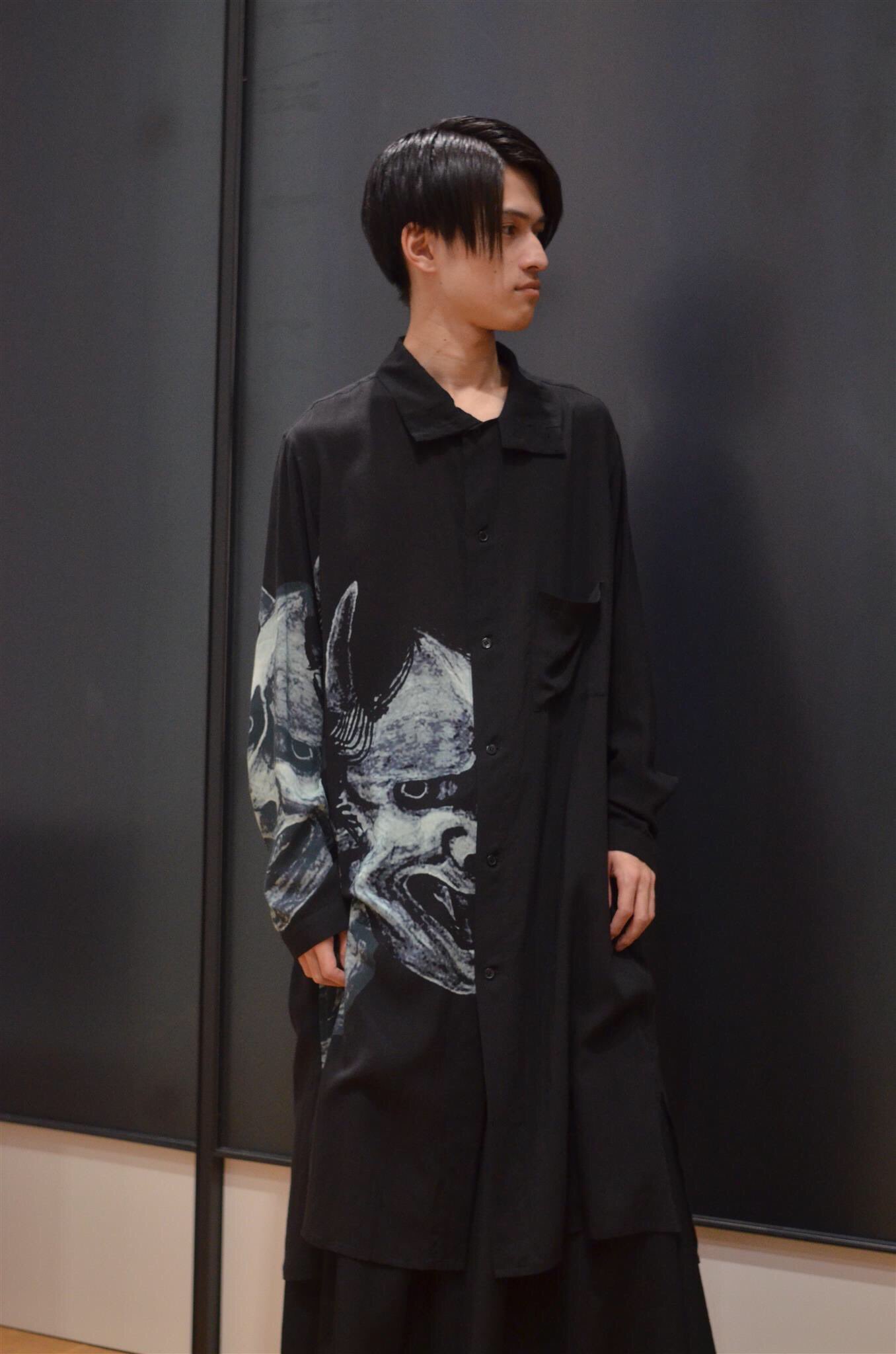 S期間限定30 Off ヨウジヤマモト 般若シャツ シャツ メンズs 36 366 Hafryat Com