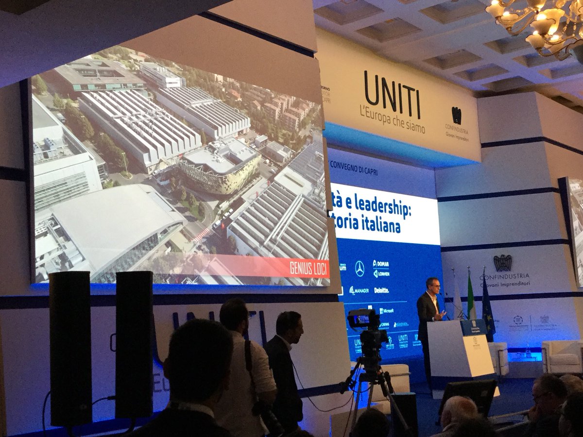 La Ferrari crea e sviluppa in un posto circoscritto aprendo una finestra sul mondo  #uniti #capri18 <a href="/giconfindustria/">GI Confindustria</a> <a href="/wegisud/">Gi Sud - Capri</a> <a href="/ferrari/">Ferrari</a>