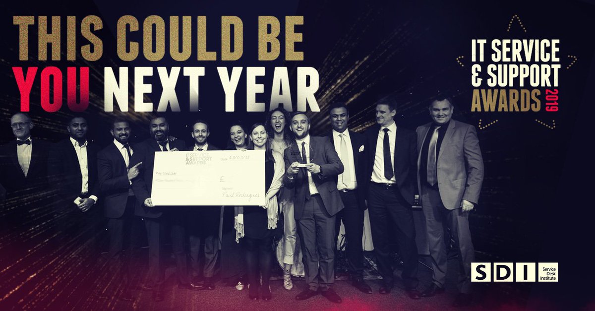 Congratulations to everyone who has entered the #SDIAwards!
Looks like we have a record-breaking year for submissions. Good luck to each and every one of you! #SDI19 servicedeskinstitute.com/events-network…