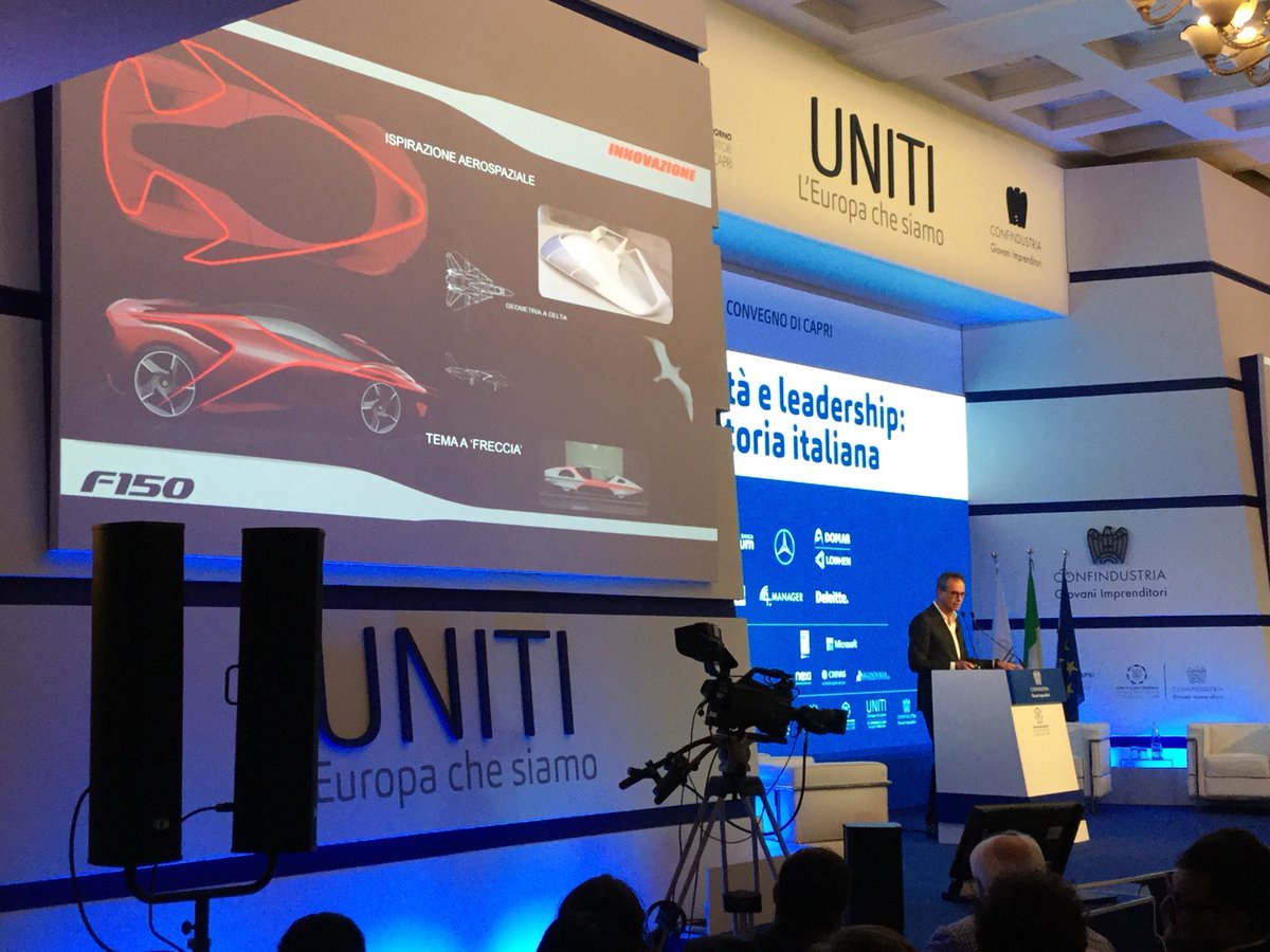 Pensiero laterale, contaminazioni, condivisione del sogno. In una parola: #ferrari  #uniti #capri18 <a href="/giconfindustria/">GI Confindustria</a> <a href="/wegisud/">Gi Sud - Capri</a> <a href="/ferrari/">Ferrari</a>