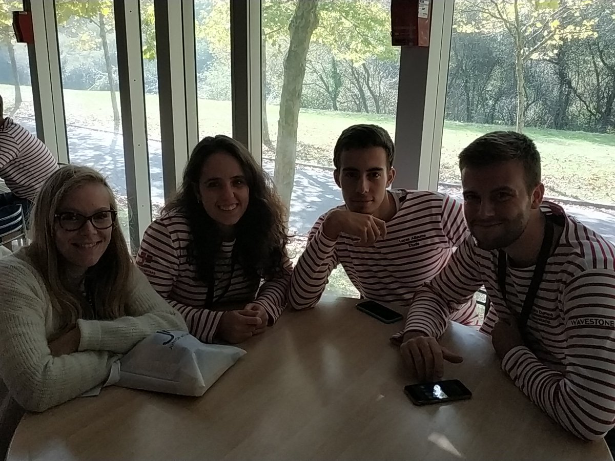 Capisen's tweet photo. Bon début de journée au CRA, merci à @cnje  et à la @JA_Nantes 😀😀😀#CRAOuest #WeAreJE https://t.co/omlh50JFY6