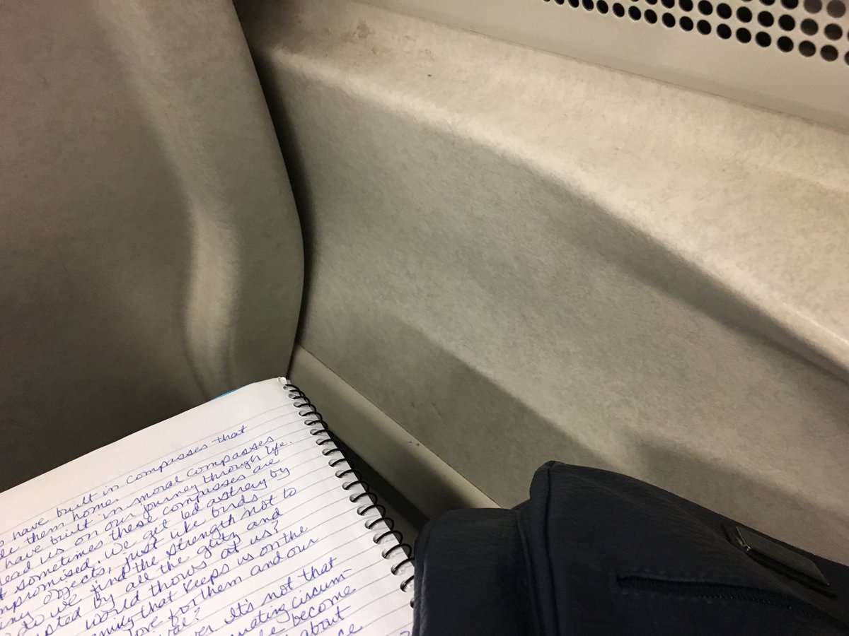 flynn_catherine's tweet image. Writing on the train as I head to #tcrwp’s Saturday Reunion. #NationalDayofWriting #TeachWrite