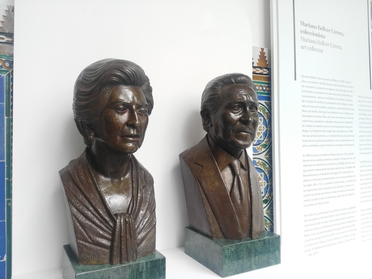 Gracias a la donación de este matrimonio por llenar de historia y arte otro rincón de Sevilla 👏