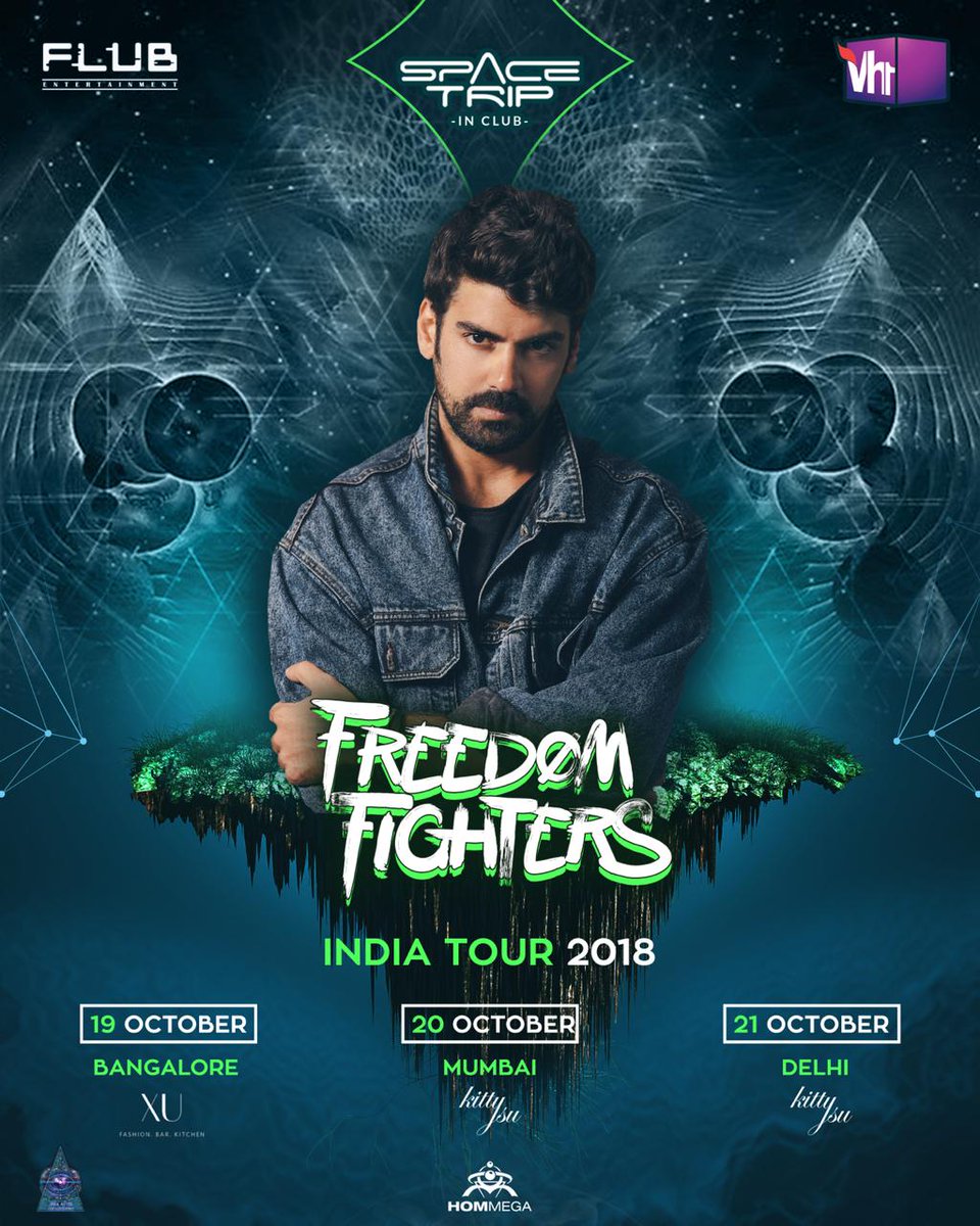 vh1india's tweet photo. Bringing to you a foray of #SpacetripInClub this weekend with the super star of #hommega ->'#FreedomFighters'!
Book your tickets now!
@SpaceTripFest https://t.co/9EosTPZm1V