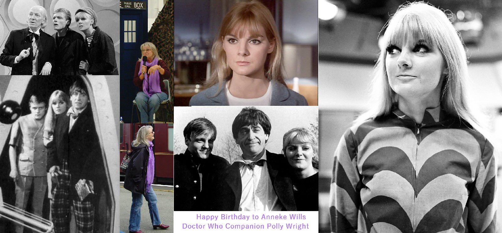 Happy Birthday to Anneke Wills today! - Doctor Who Companion Polly Wright 