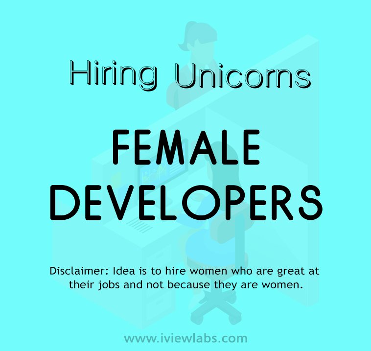 iviewlabs's tweet image. We want more women to code, we want more women in tech and we want more women to lead. If you are a girl, a lady or a mother who codes on #javascript #python. Please send in your resumes at hr@iviewlabs.com.
#femaledevelopers #javascript #python